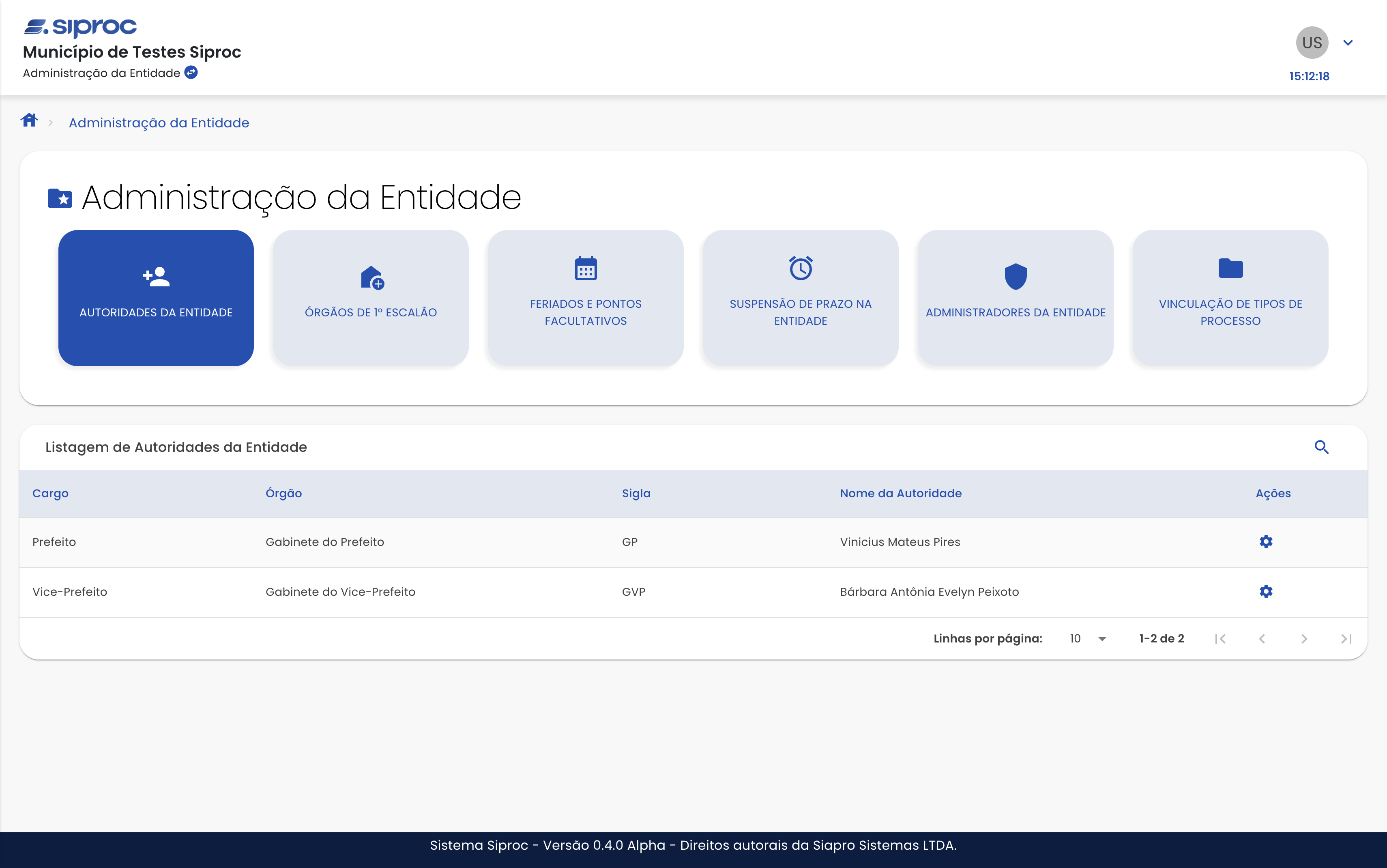 Plataforma Siproc