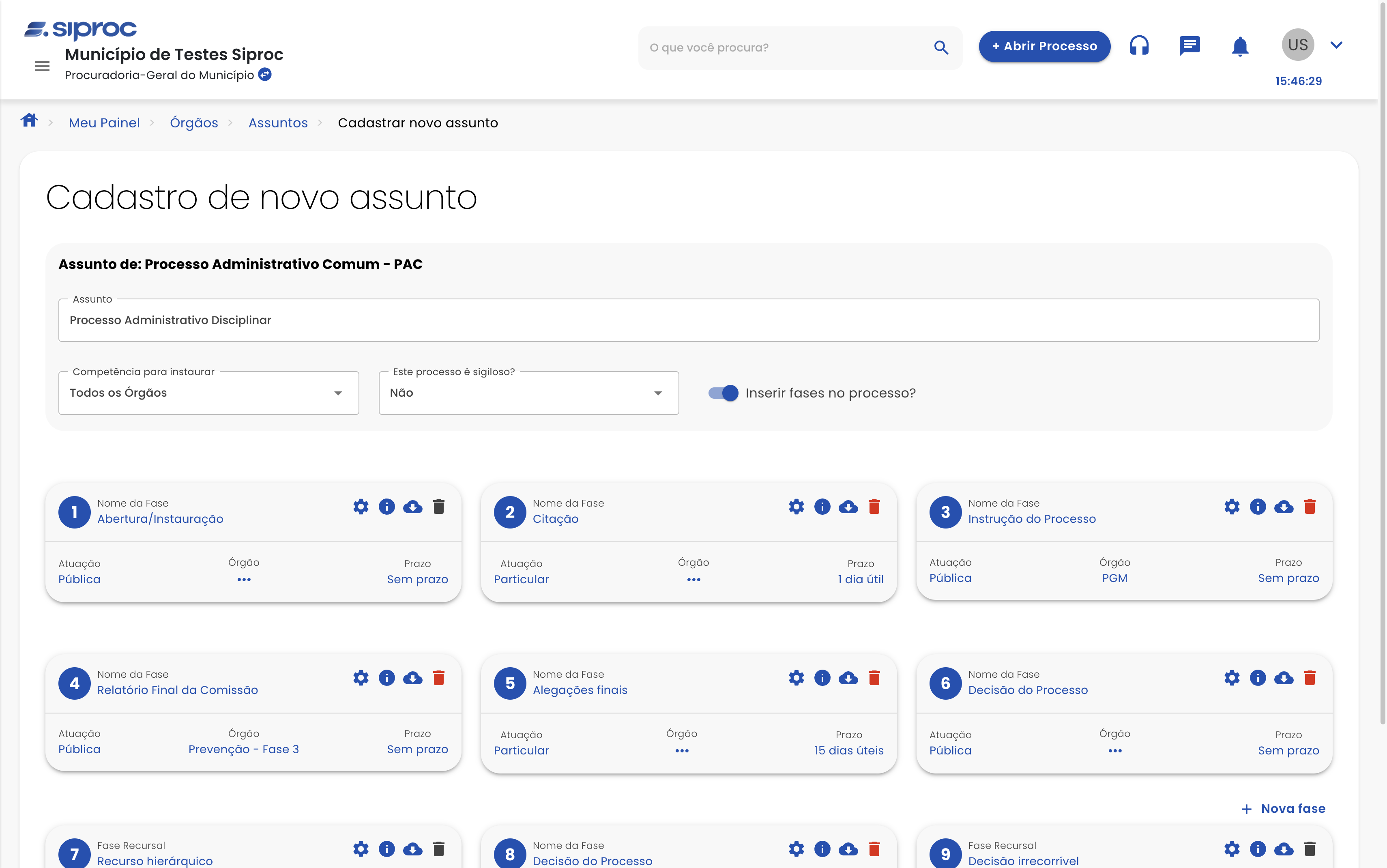Plataforma Siproc