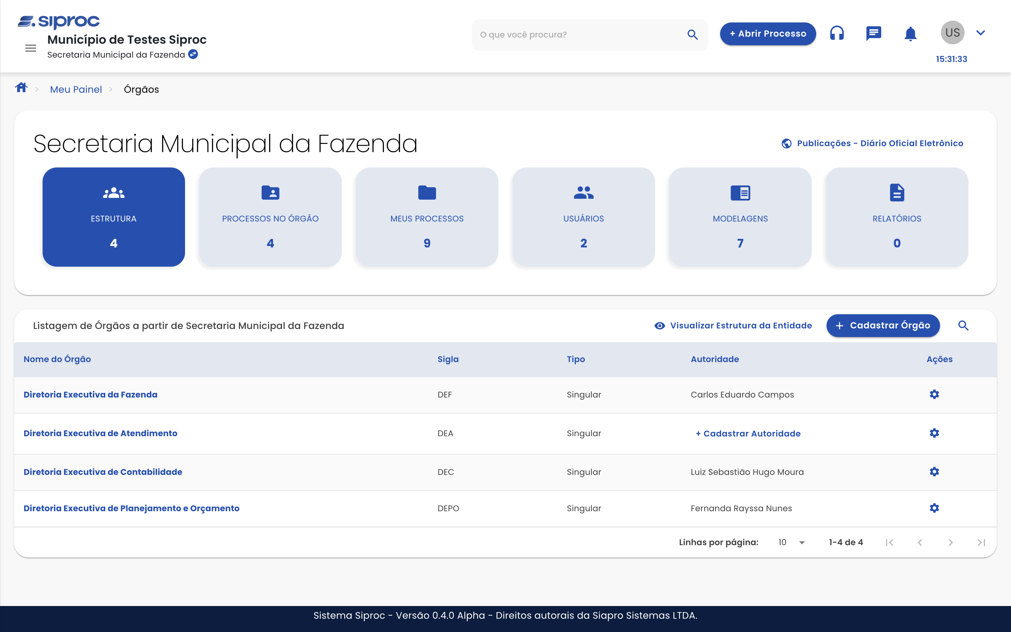 Plataforma Siproc